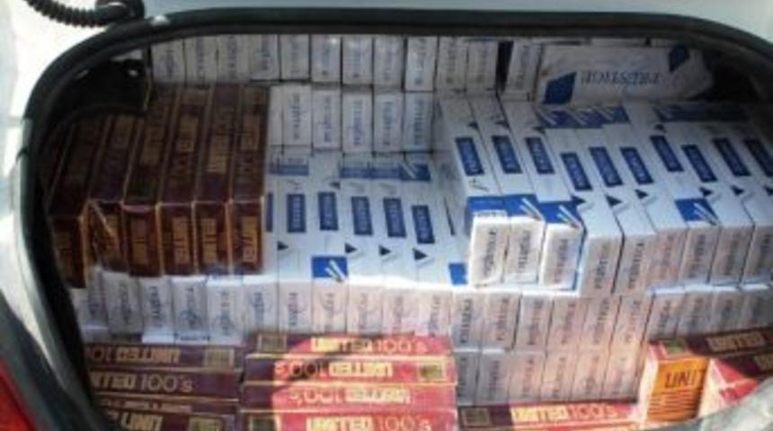 G&uuml;mr&uuml;k Ka&ccedil;ağı 500 Paket Sigara Ele Ge&ccedil;irildi