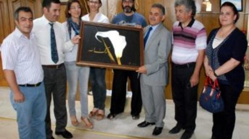 Erciyes K&uuml;lt&uuml;r Ve Sanat Derneği, Melikgazi'yi Ziyaret Etti