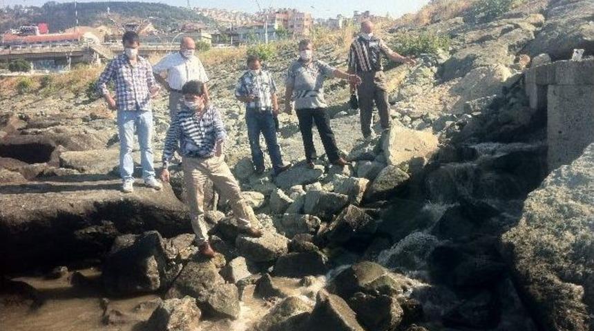 Trabzon Sahilinde Lağım Suyu Tepkisi