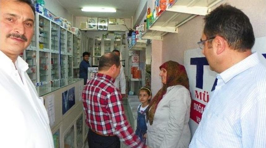 Ak Parti Milletvekili &Ouml;z, Esnafı Ziyaret Etti