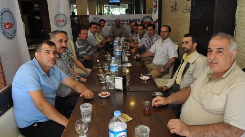 B&uuml;ro Memur-sen Gaziantep Şubesi Nizip İş Yeri Temsilcileri İle Toplantı Yaptı