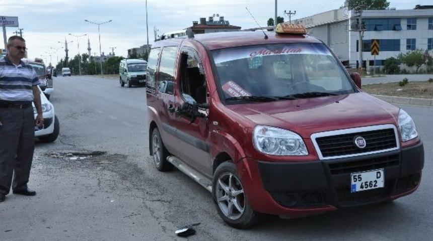 Bafra'da Kaza: 1 Yaralı