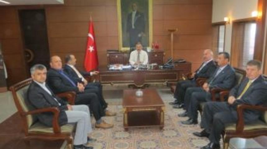 Alaplı TSO y&ouml;netimi Zonguldak Protokol&uuml;n&uuml; Ziyaret etti