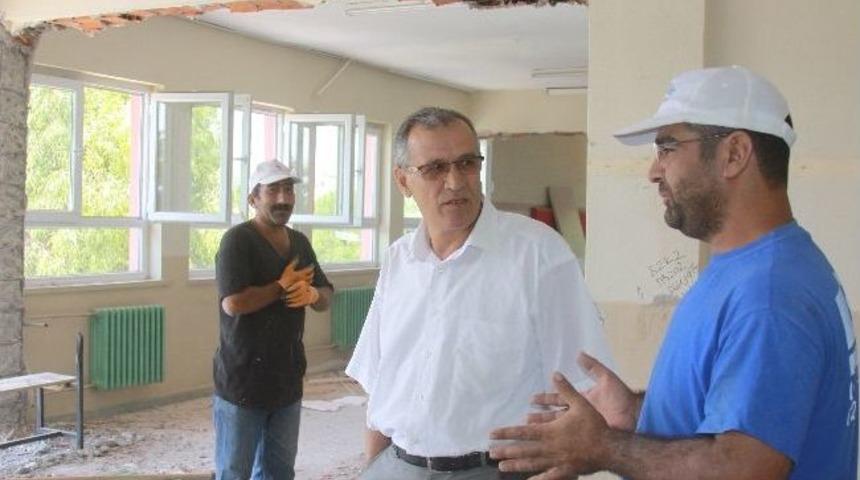 İlk&ouml;ğretim Okulunda G&uuml;&ccedil;lendirme &Ccedil;alışması