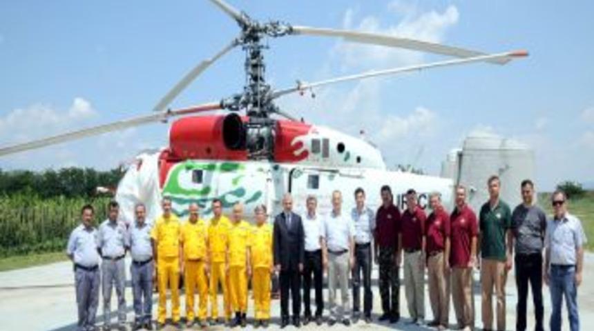 Bursa'nın Yangın Helikopteri G&ouml;reve Başladı