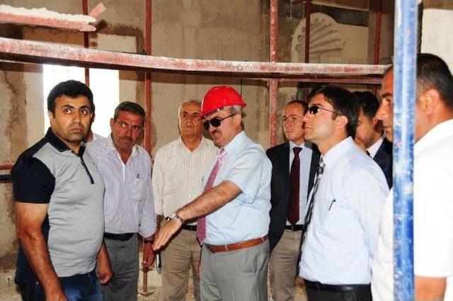 Vali Karaloğlu Horhor Camisi&rsquo;nde İncelemelerde Bulundu 1