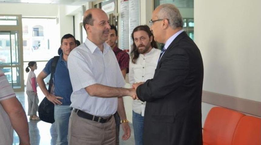 Şuhut İl&ccedil;e Protokol&uuml;nden Yeni Devlet Hastanesi'ne Ziyaret