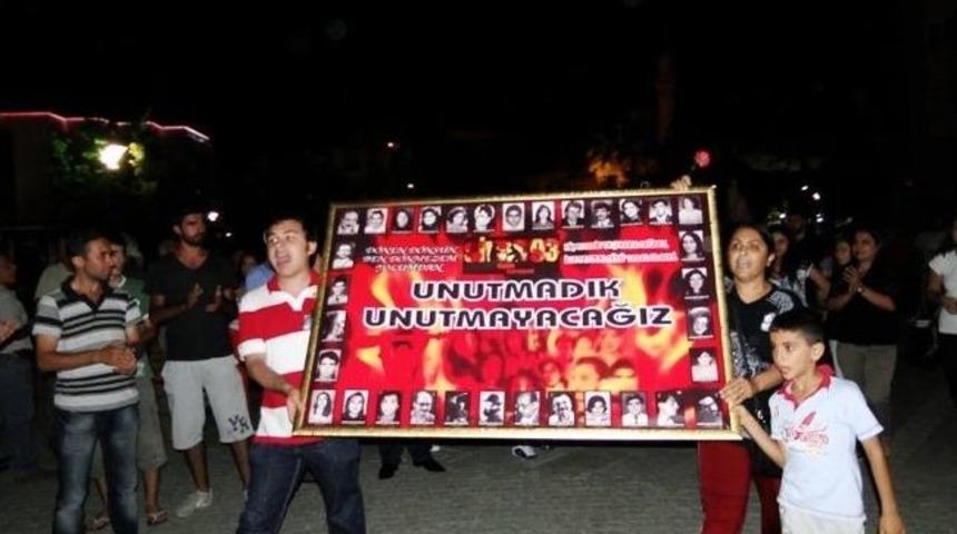 Sivas Olayları Nedeniyle Salihli&rsquo;de Anma Programı D&uuml;zenlendi