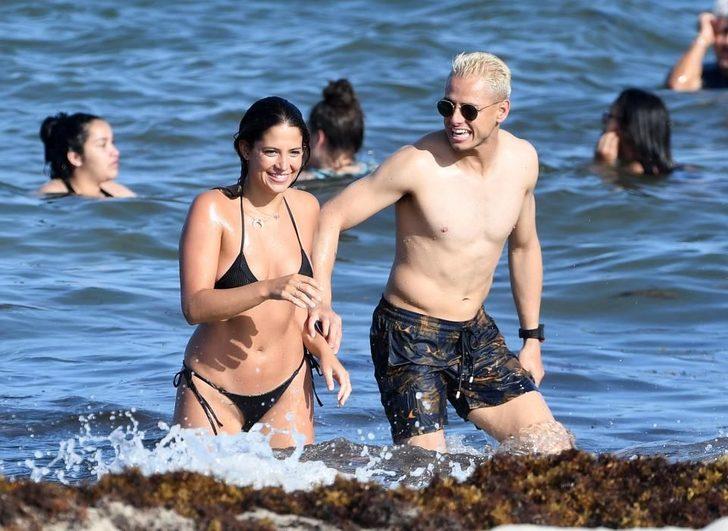 Javier Hernandez, sevgilisi Sarah Kohan ile Miami'de görüntülendi! G1