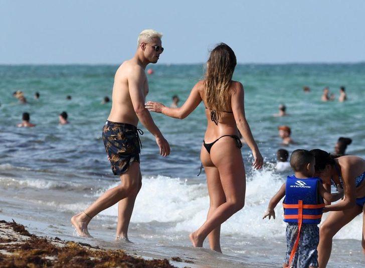 Javier Hernandez, sevgilisi Sarah Kohan ile Miami'de görüntülendi! G5
