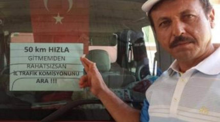 Yanıtı, Aracının Arkasına Yazdığı Yazıda