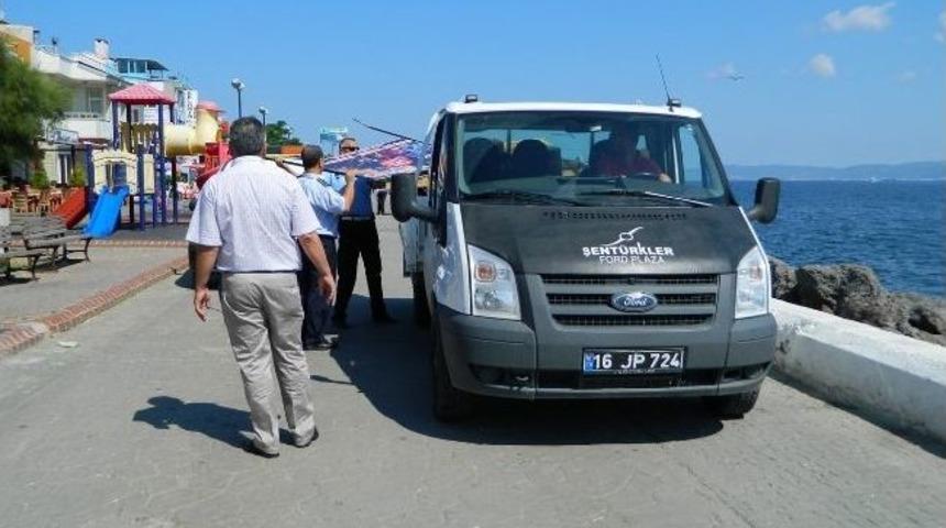 Mudanya Zabıtasından Tabela Operasyonu