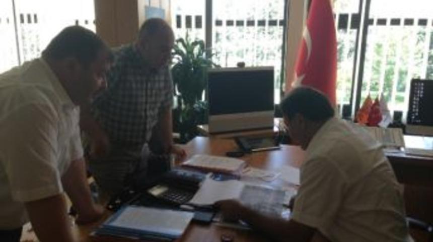 Belediye Başkanlarından Karayolları B&ouml;lge M&uuml;d&uuml;r&uuml; &Ouml;zg&uuml;r'e Ziyaret