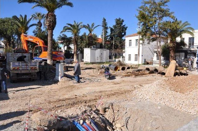 Bodrum’da Altyapı Faaliyetleri Hızla Devam Ediyor