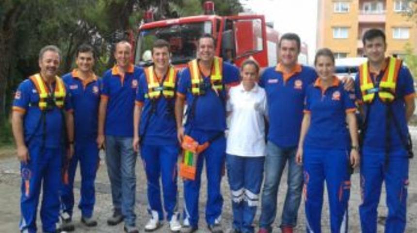 Samsun Umke Ve Itfaiye Hastanede Ortak Tatbikat Yaptı