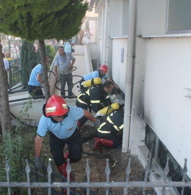 Ordu'da Bankada Yangın