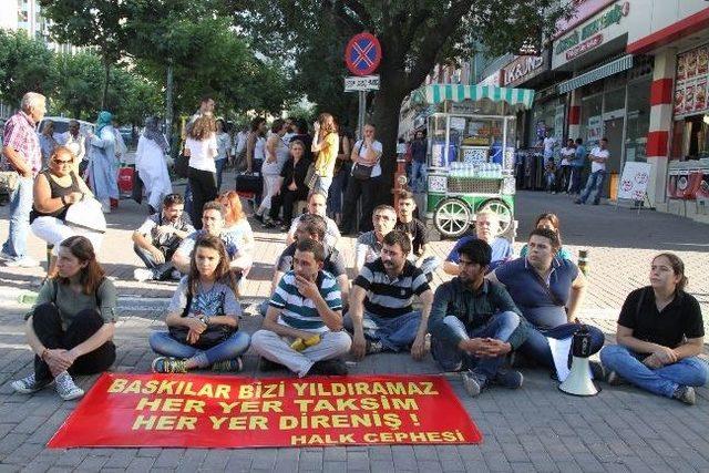 Dhkp-c Gözaltılarına Emniyet Önünde Protesto