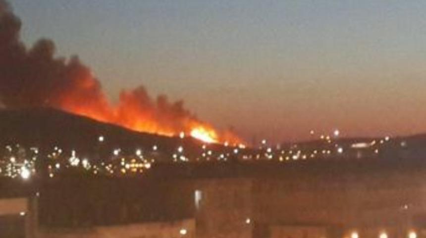 Petkim Sosyal Tesisleri Yakınında Yangın