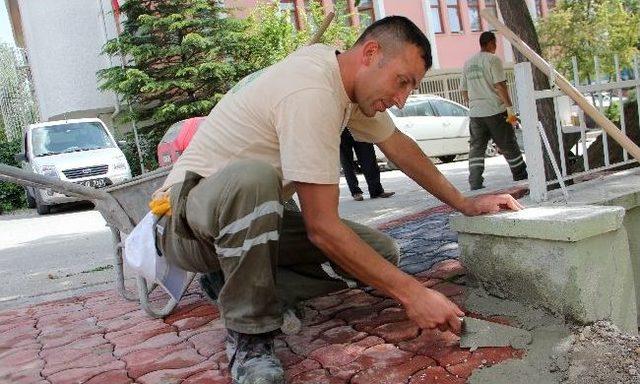 Çankaya’nın Taşları Kaldırımları Süslüyor