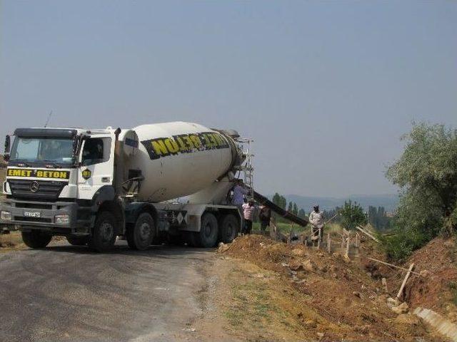 Beyk&ouml;y&rsquo;de Sulama Kanallarının Yapımı Tamamlandı 2