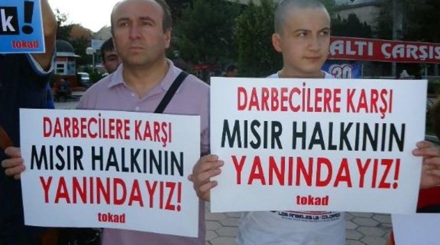 Tokat'ta &ldquo;mısır Darbesi&rdquo;ni Protesto Eylemi