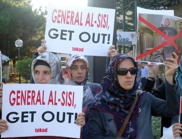 Tokat'ta “mısır Darbesi”ni Protesto Eylemi