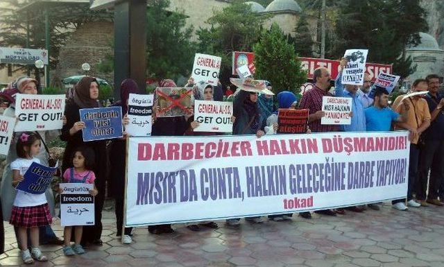 Tokat'ta “mısır Darbesi”ni Protesto Eylemi