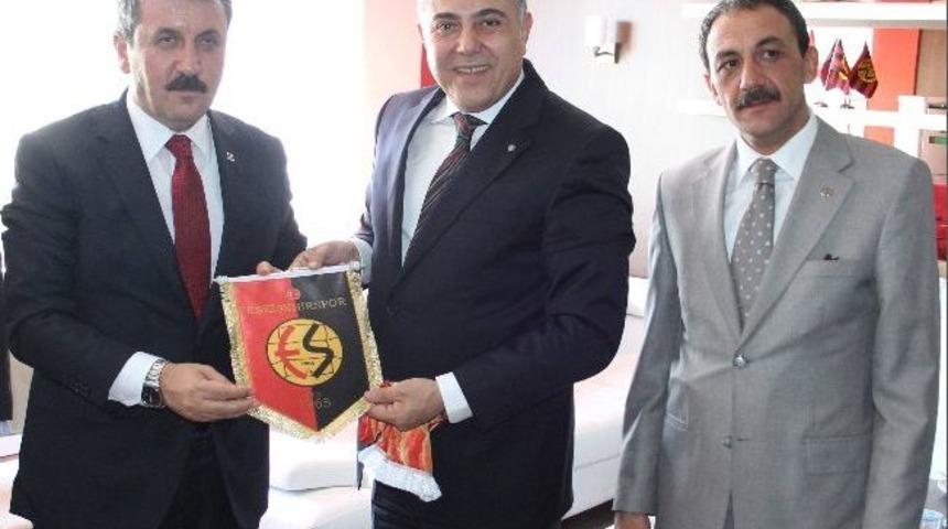 Bbp Genel Başkanı Destici'den Eskişehirspor'a Ziyaret