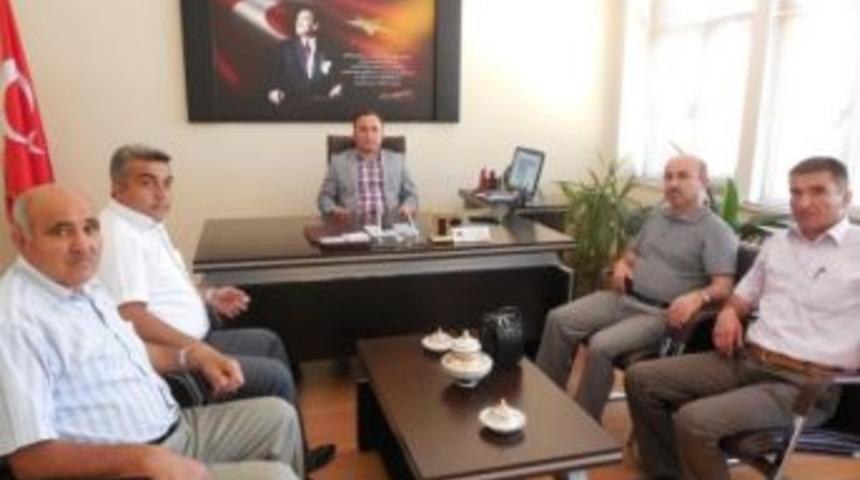 Hisarcık Heyeti'nden M&uuml;d&uuml;r Esen'e Teşekk&uuml;r Ziyareti