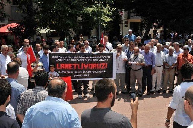 Yalova'dan Mursi'ye Tam Destek