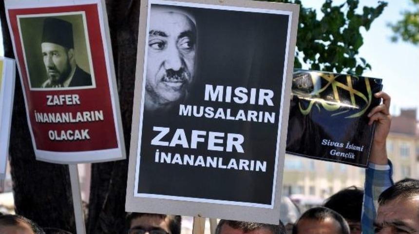 Sivas&rsquo;ta Sivil Toplum &Ouml;rg&uuml;tlerinden Mısır&rsquo;daki Darbeye Tepki