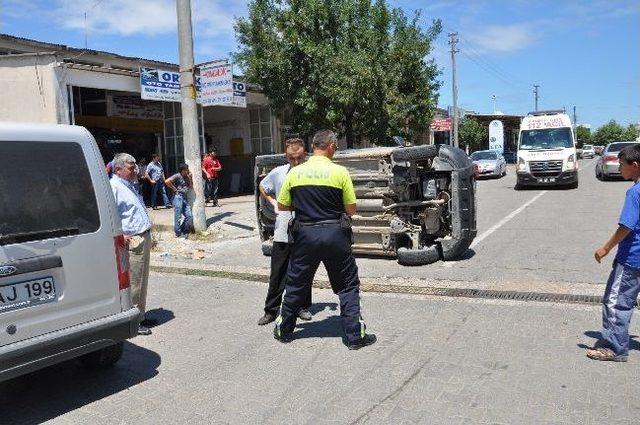 Bafra’da Kaza: 1 Yaralı