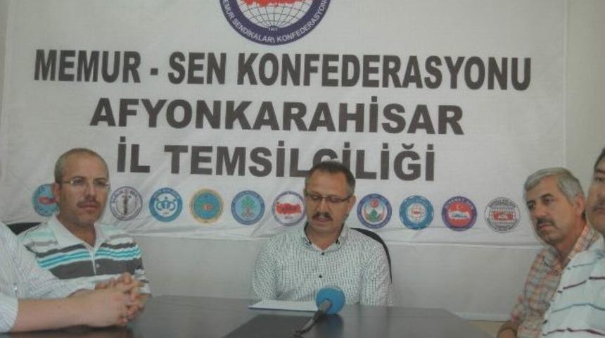 Afyonkarahisar&rsquo;da Mısır&rsquo;da Yapılan Askeri Darbe Kınandı