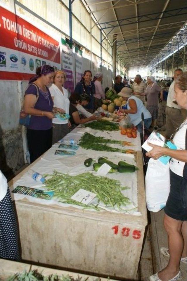 Fethiye&rsquo;de Tohum Takasından Elde Edilen &Uuml;r&uuml;nler Kapışıldı 2