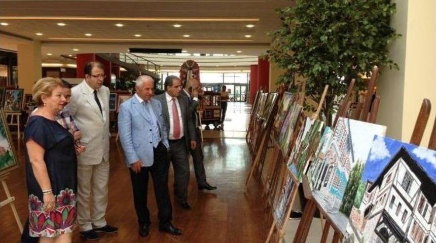 Hobi Olarak Resim Yapan Sanatseverlerin Eserleri G&ouml;r&uuml;c&uuml;ye &Ccedil;ıktı