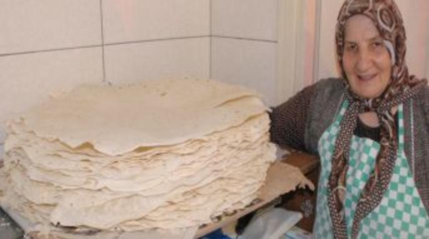 Kayseri'de Ramazan I&ccedil;in Yufka Talepleri Yetiştirilemiyor