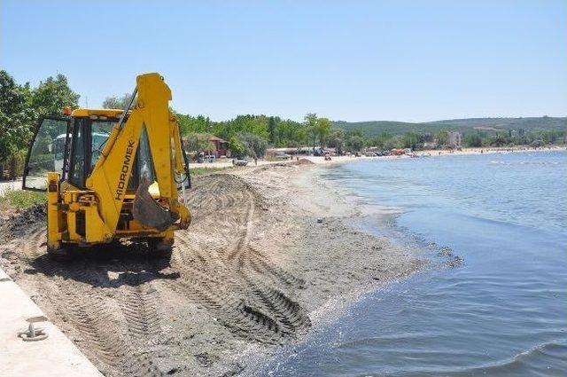 Eşkel Sahilleri Temizleniyor