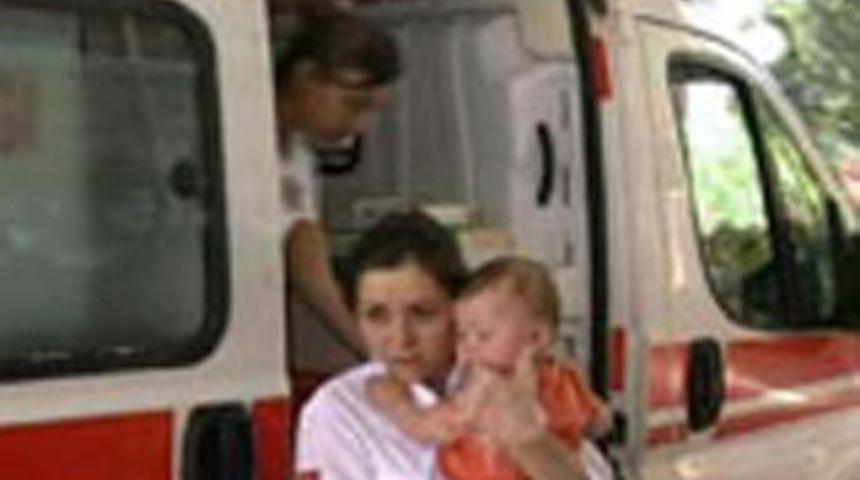 Minik &ccedil;ocuğun mucize kurtuluşu