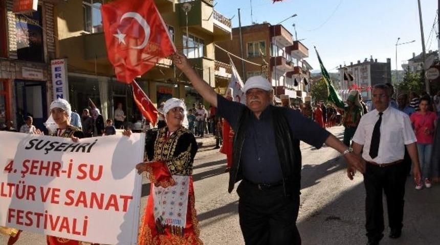 Suşehri 4&rsquo;&uuml;nc&uuml; Şehr-i Su K&uuml;lt&uuml;r Ve Sanat Festivali Başladı