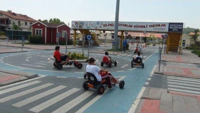 Trafik Park Yaz Döneminde De Eğitimlerine Devam Ediyor