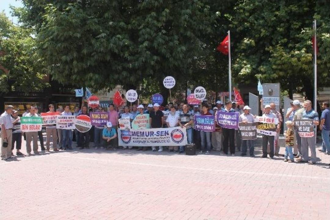 Kırşehir&rsquo;de Mursi&rsquo;ye Destek Mitingi