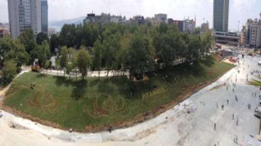 Gezi Parkı Yarınki A&ccedil;ılışa Hazır