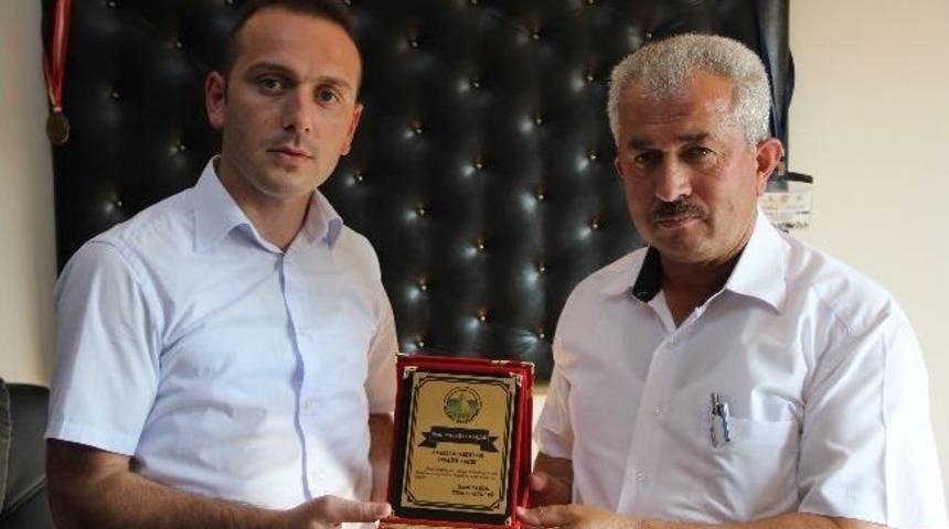 Alaplı İtafiye Amiri Ka&ccedil;ar Ve Peronele Hizmet Teşekk&uuml;r&uuml;