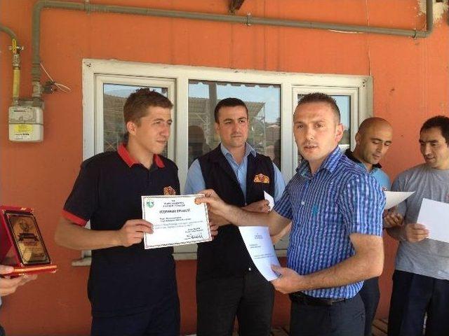 Alaplı İtafiye Amiri Ka&ccedil;ar Ve Peronele Hizmet Teşekk&uuml;r&uuml; 2