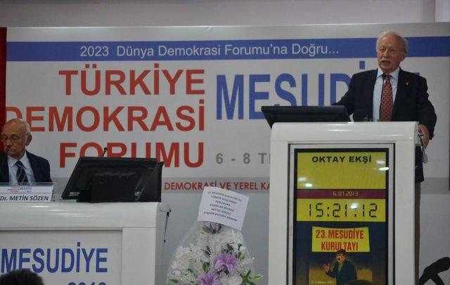 T&uuml;rkiye Demokrasi Forumu 2