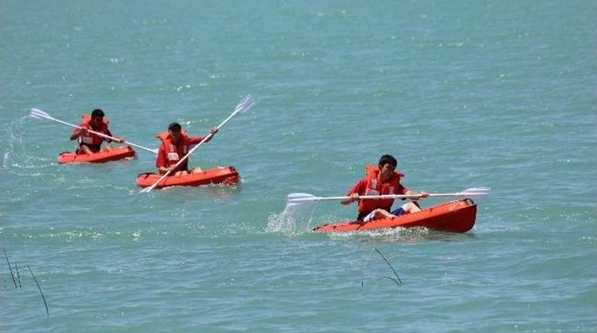 Beyşehir&rsquo;de Su Sporları Etkinlikleri Yapıldı