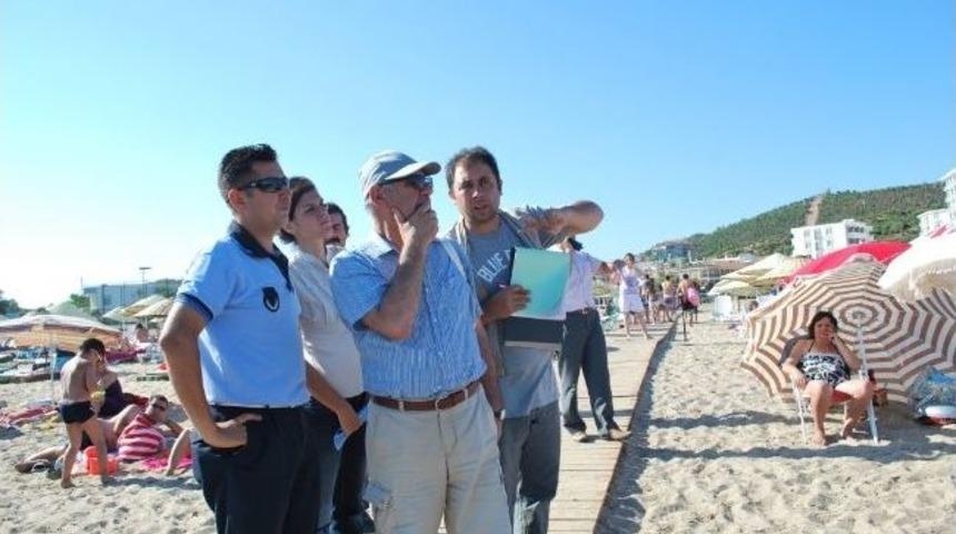 Sarımsaklı Plajı&rsquo;nda Mavi Bayrak Denetimi