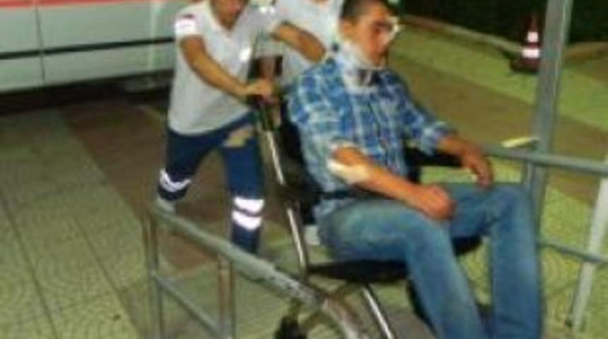 Osmancık&rsquo;ta motosiklet yayaya &ccedil;arptı: 2 yaralı