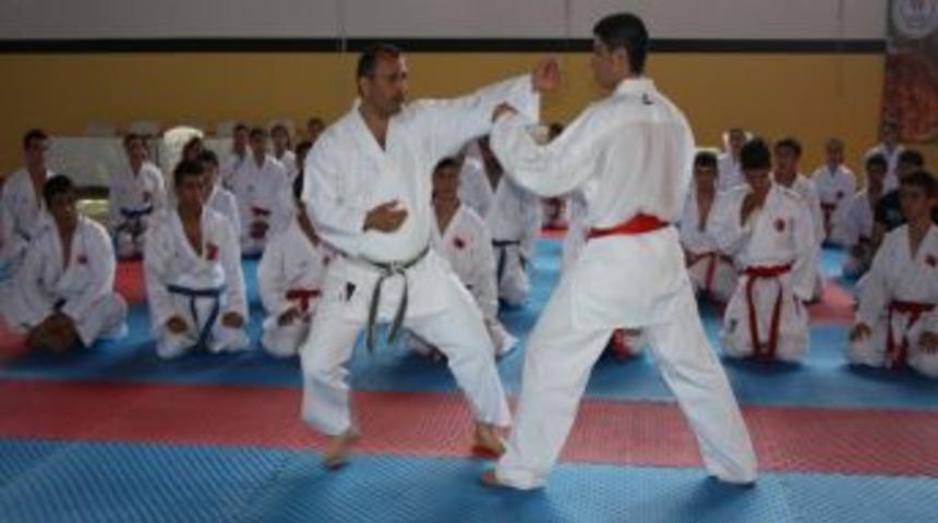 Karate Federasyonu Başkanı Delihasan, Tatamiye Indi