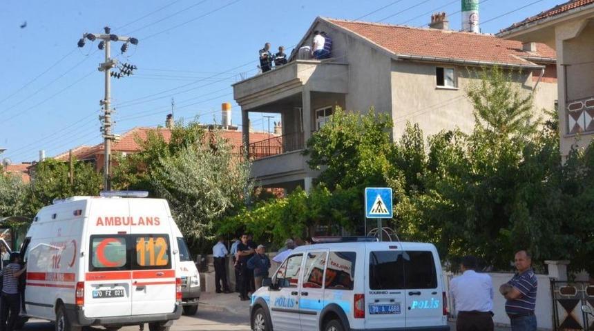 Karaman'da baba oğul elektrik akımına kapıldı